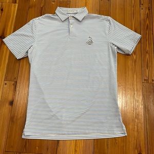Peter Millar Tour Fit medium with Pinehurst 1895 logo striped